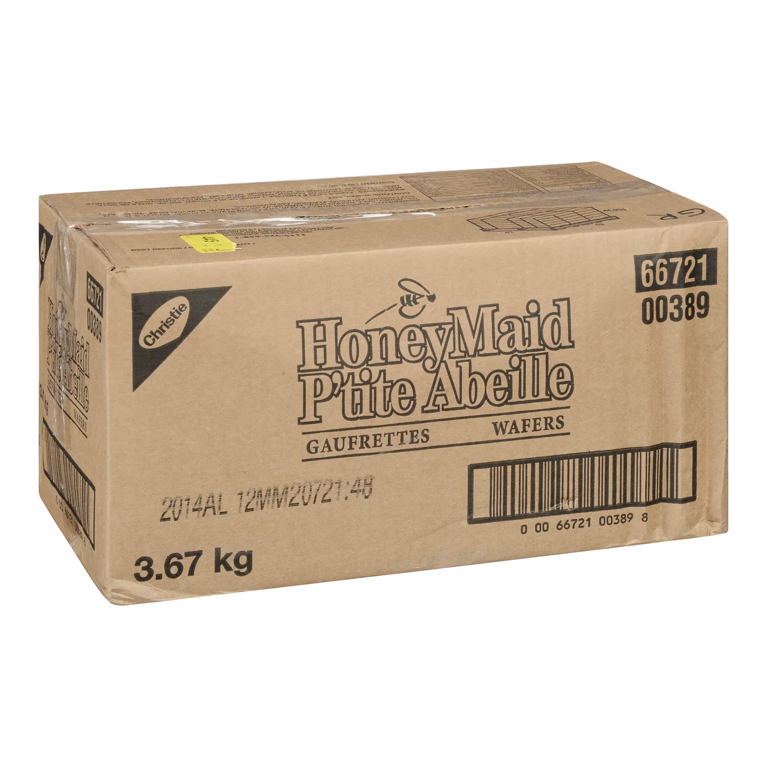 Cracker Graham Wafer Honey - 1 x 3.67 kg - Christie - Restaurant and Foodservice Ingredients - Canadian Distribution - Ships Free Within Canada on Orders Above CAD $199 - Image 2
