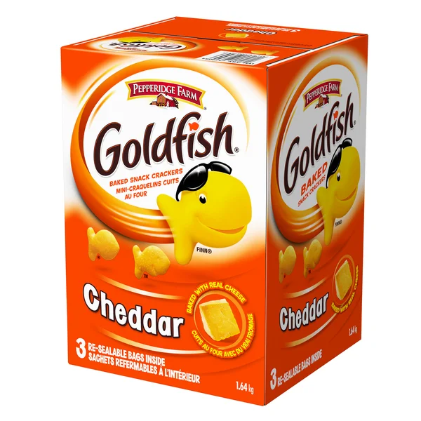 Crackers - 4 x 1.64 kg - Goldfish - Canadian Distribution - Ships Free Within Canada on Orders Above CAD $199