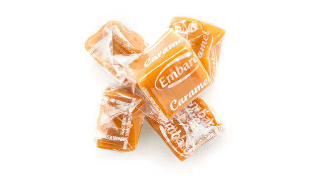 Creamy Caramel Candies - 25 LB Box - Premium Ice Cream and Dessert Toppings, Mix-Ins and Inclusions - Ships Free Within Canada on Orders Above CAD $199