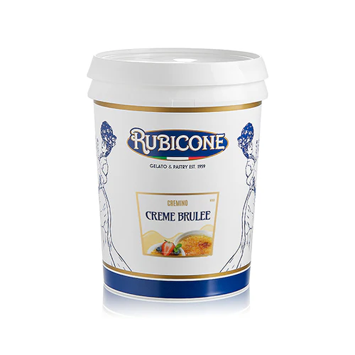 "PRE-ORDER" Creme Brulee Spreadable Filling Cream - Cremino Creme Brulee - 5 KG Bucket - Rubicone Canada - Ships Free Within Canada on Orders Above CAD $199