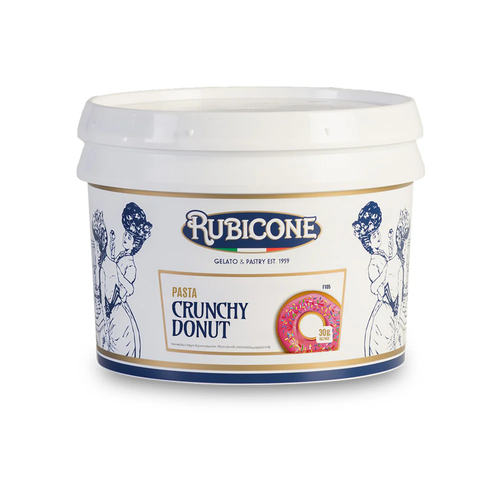 Crunchy Donut Paste - Gelato Pastes - 3 KG Bucket - Rubicone Canada - Ships Free Within Canada on Orders Above CAD $199 - Image 2