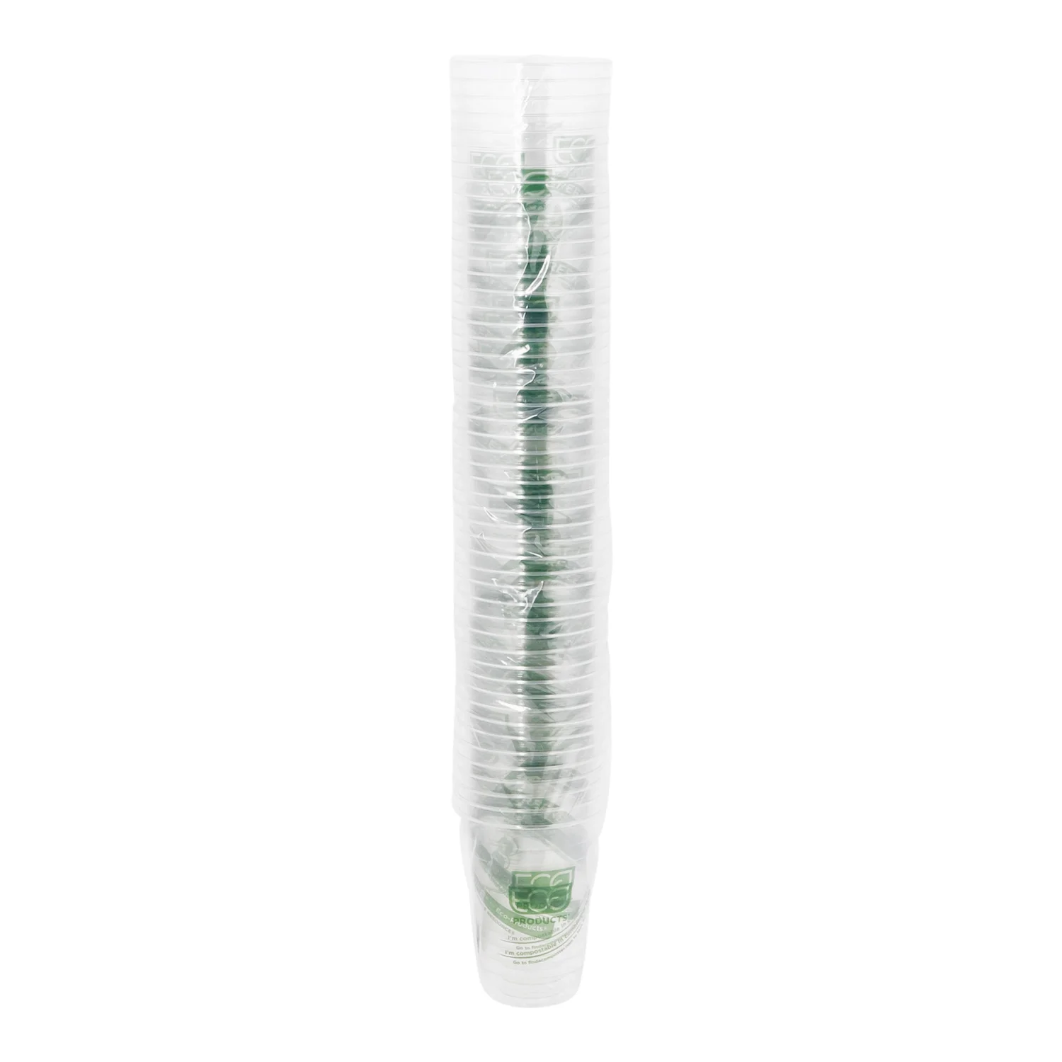 Cup Cold 16 oz. PLA GreenStripe - 1000 x 16 oz - Eco Products - Packaging and Accessories - Restaurant Supplies and Equipment - Canadian Distribution - Image 3