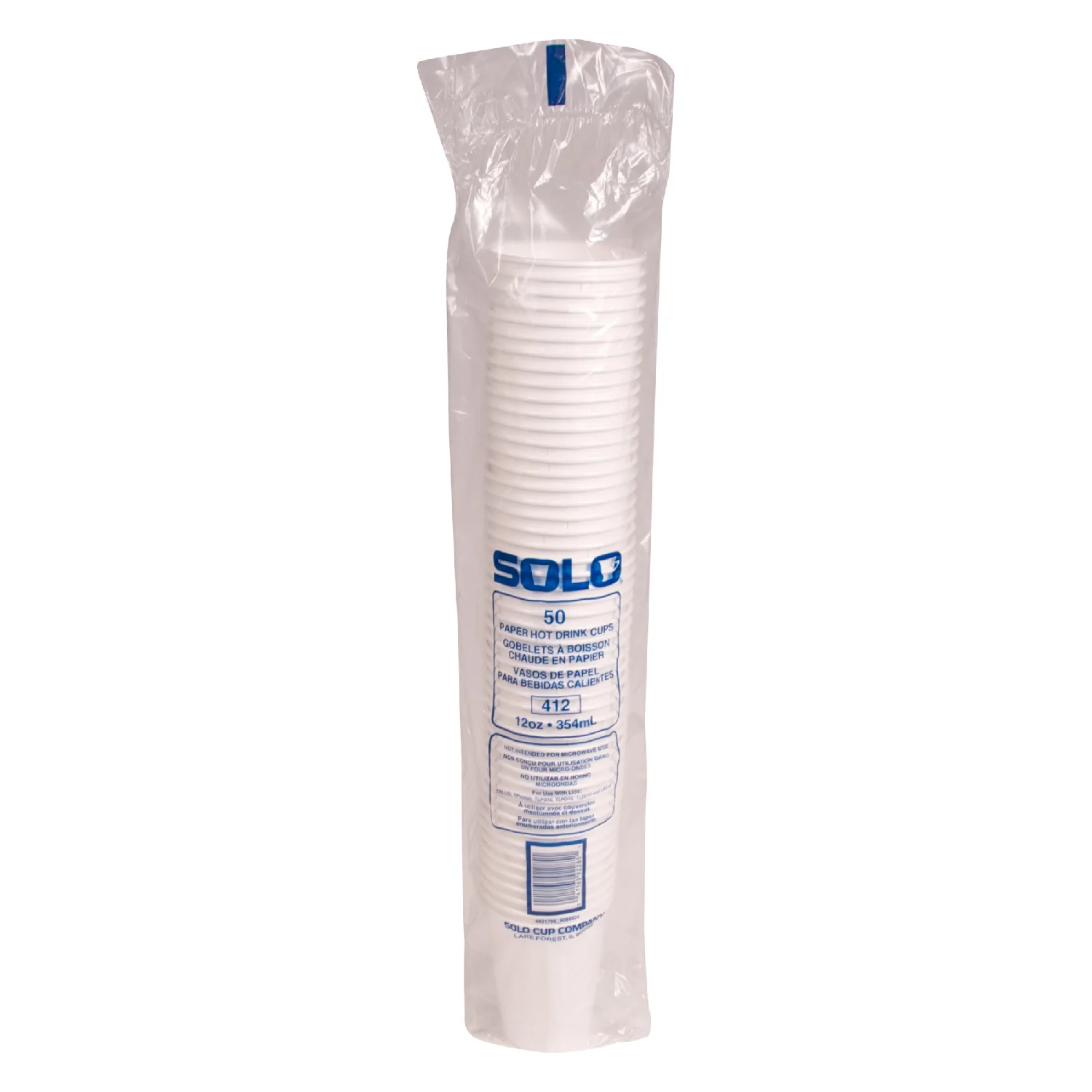 Cup Paper Hot 12 oz. White - 20 x 50 count - Solo Cup - Packaging and Accessories - Restaurant Supplies and Equipment - Canadian Distribution - Image 9
