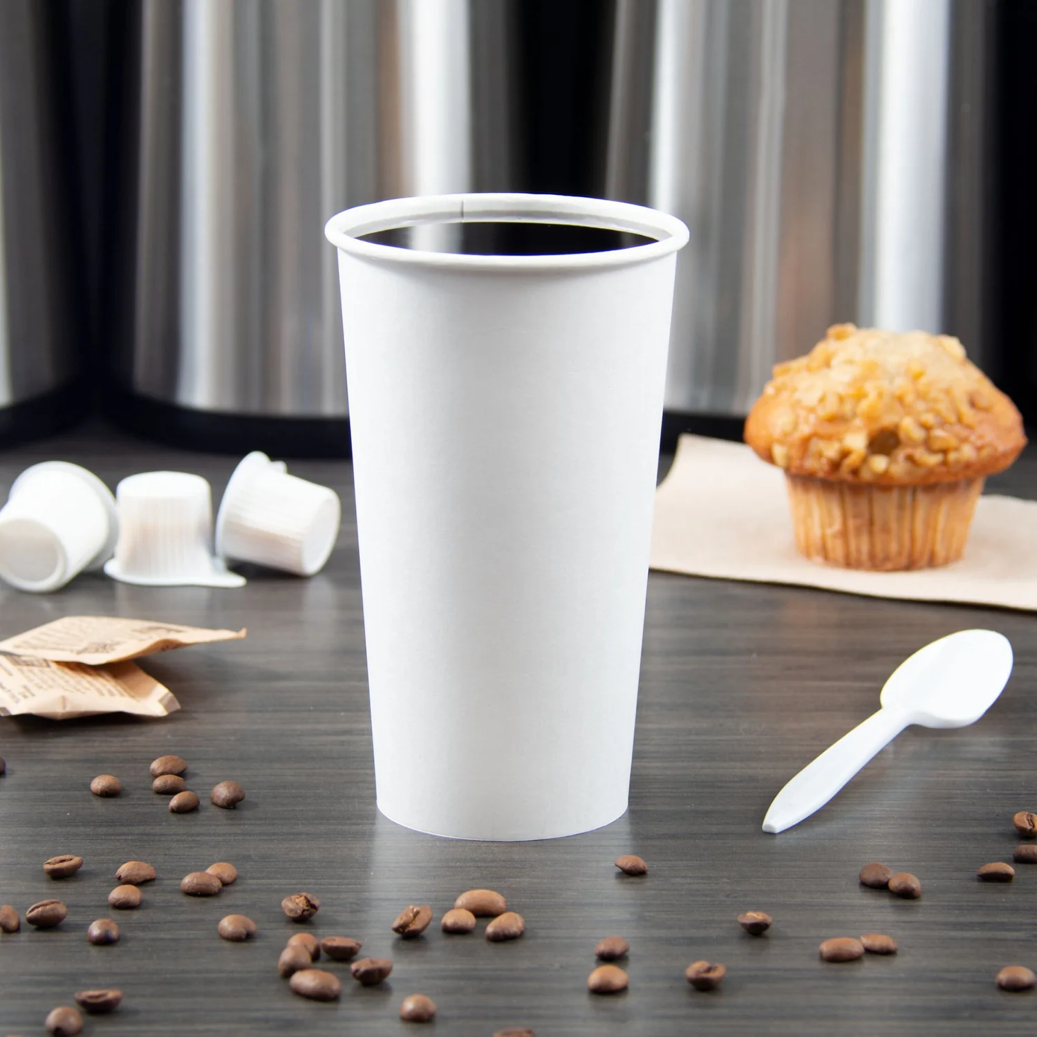 Cup Paper Hot White 4 oz. - 20 x 50 count - Solo Cup - Packaging and Accessories - Restaurant Supplies and Equipment - Canadian Distribution - Image 7