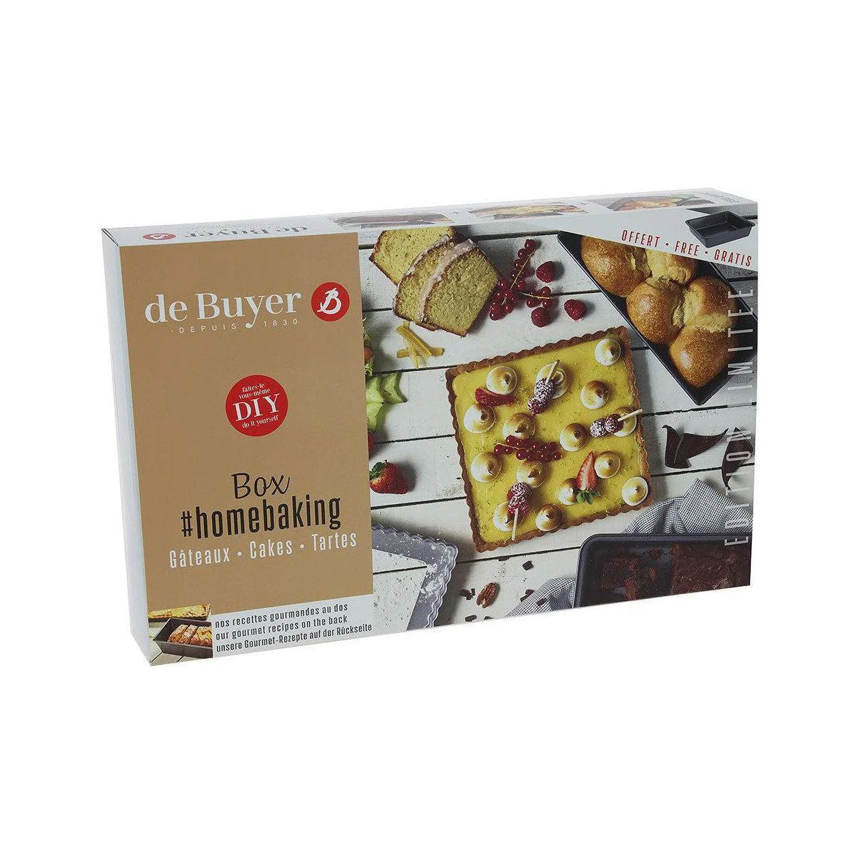 DE BUYER Home Baking Tart 3-piece Box Set - Canadian Distribution