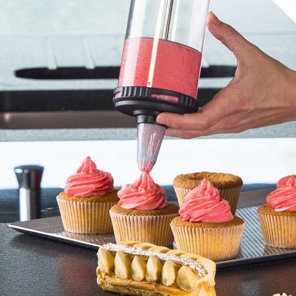DE BUYER Le Tube Pastry Syringe Set with Piping Tips and Cookie Discs - Canadian Distribution - Image 12