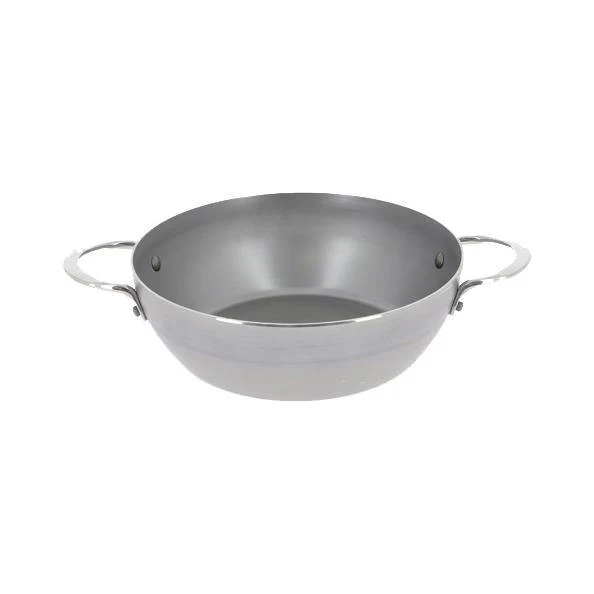 DE BUYER Mineral B Carbon Steel Country Pan with 2 Handles, 9.5 in (24 cm) - Canadian Distribution - Ships Free Within Canada on Orders Above CAD $199