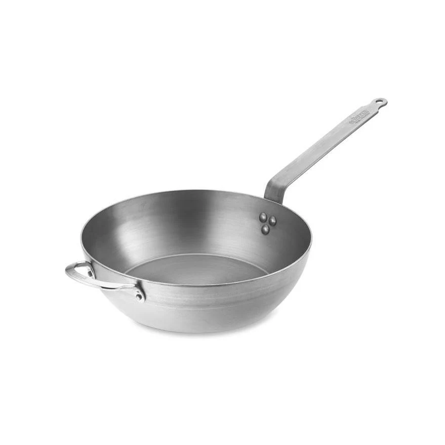 DE BUYER Mineral B Country Frypan with Handle, 12.5"/32cm - Canadian Distribution