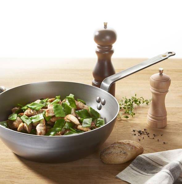 DE BUYER Mineral B Country Frypan with Handle, 12.5"/32cm - Canadian Distribution - Image 3