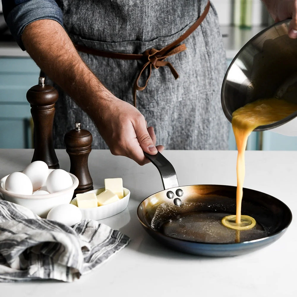 DE BUYER Mineral B Omelette Frypan, 9.5"/24cm - Canadian Distribution - Image 5