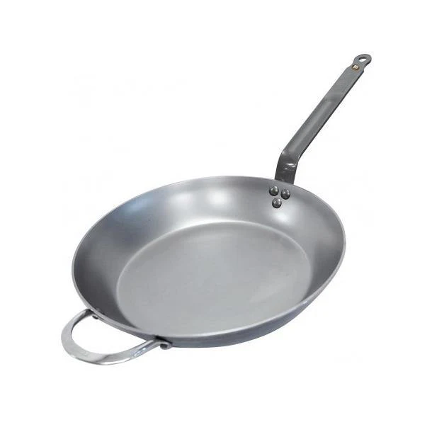 DE BUYER Mineral B Steel Frypan with Handle, 12.5"/32cm - Canadian Distribution