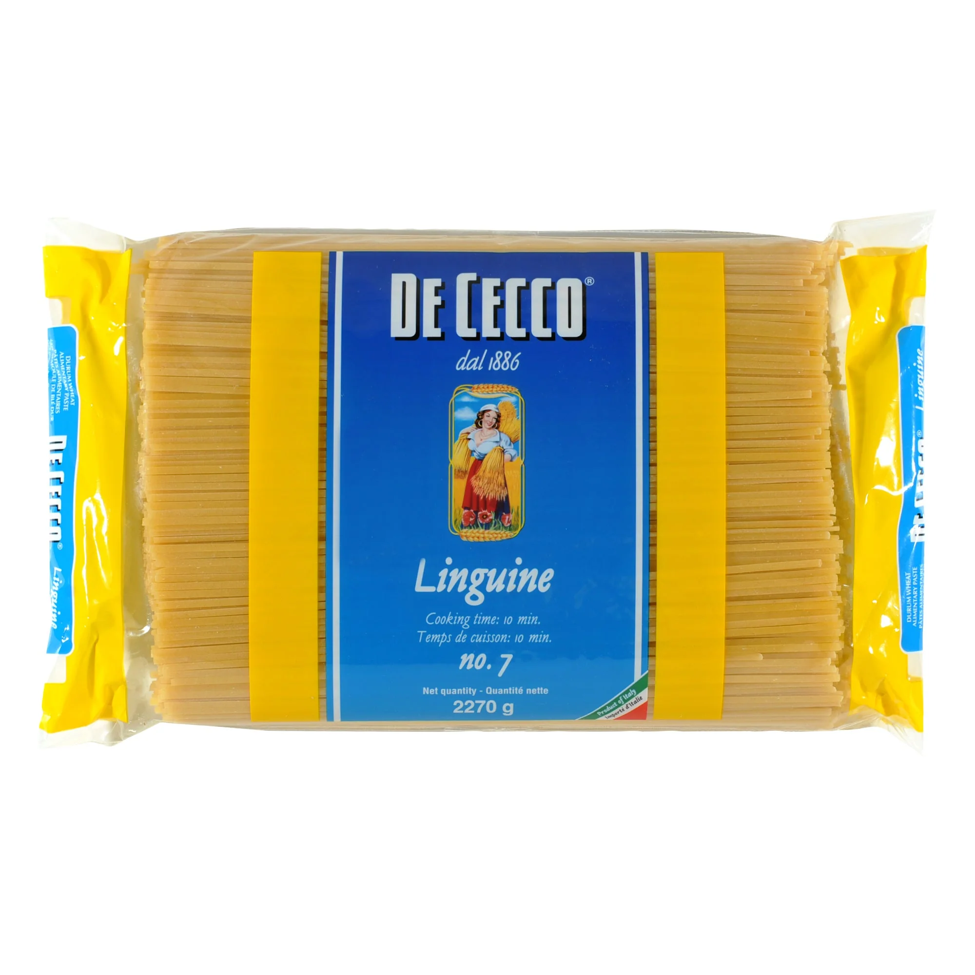 De Cecco Linguine - 4 x 2.27 kg - Grocery and Food Items - Canadian Distribution - Ships Free Within Canada on Orders Above CAD $199