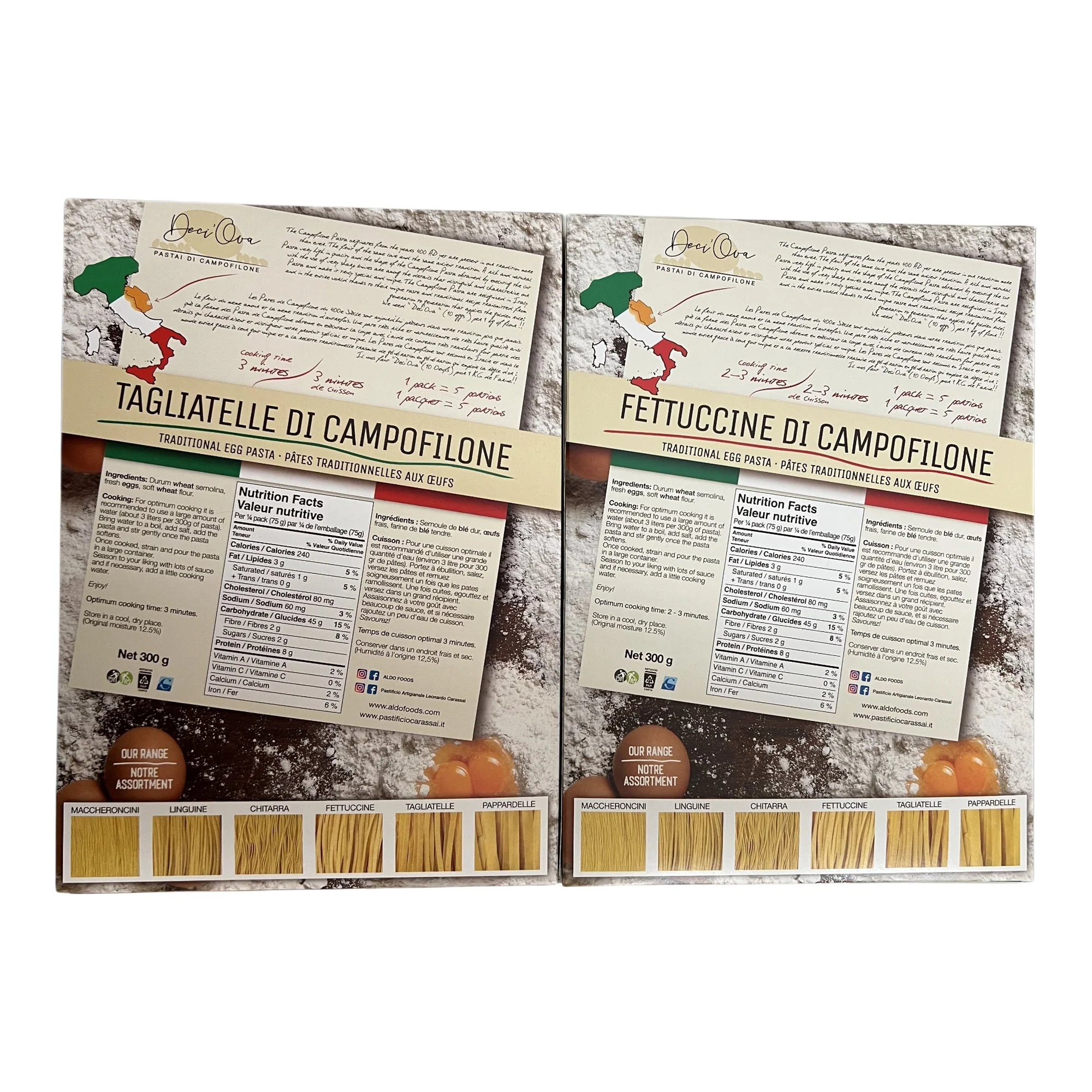 Deci’Ova Campofilone Pasta - 16 × 250 g - Grocery and Food Items - Canadian Distribution - Ships Free Within Canada on Orders Above CAD $199 - Image 3