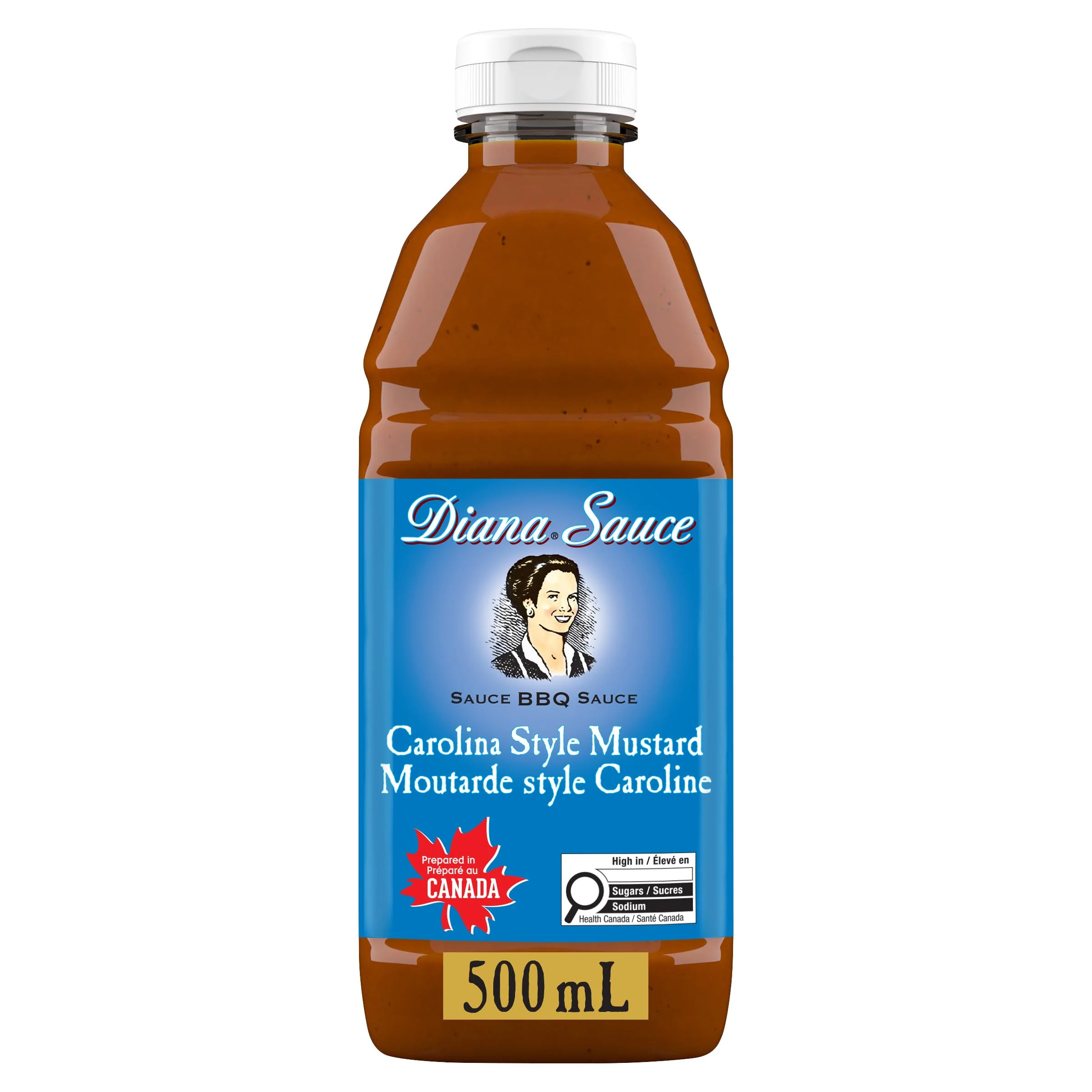 Diana Carolina Style Mustard BBQ Sauce – 2 x 500 mL - Canadian Distribution - Ships Free Within Canada on Orders Above CAD $199