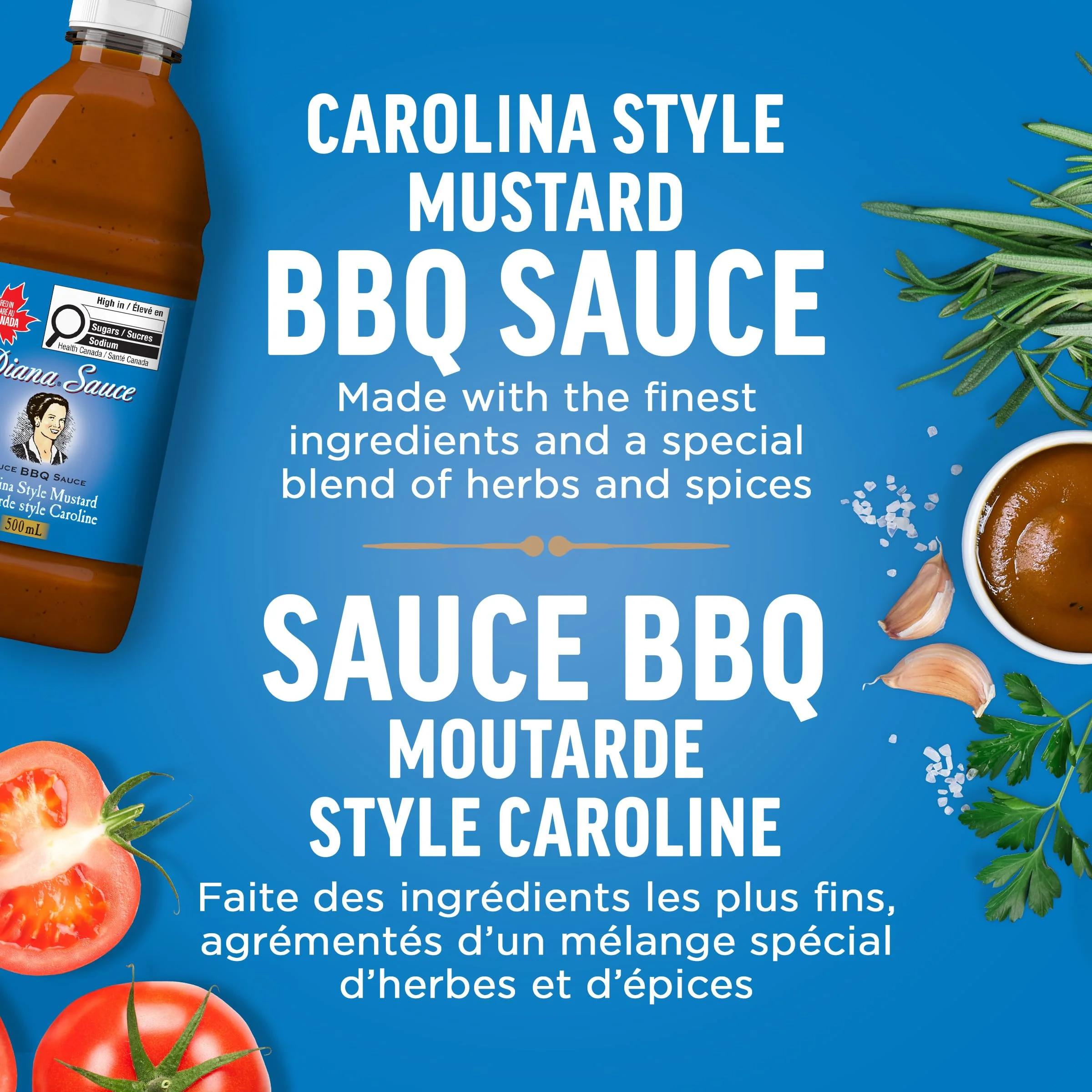 Diana Carolina Style Mustard BBQ Sauce – 2 x 500 mL - Canadian Distribution - Ships Free Within Canada on Orders Above CAD $199 - Image 6