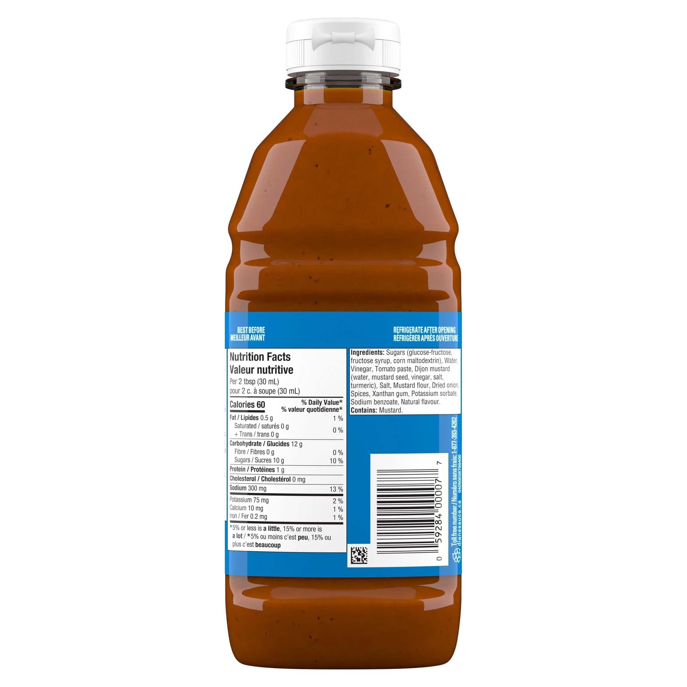Diana Carolina Style Mustard BBQ Sauce – 500 mL Bottle for Grilling & Marinating - Canadian Distribution - Ships Free Within Canada on Orders Above CAD $199 - Image 6