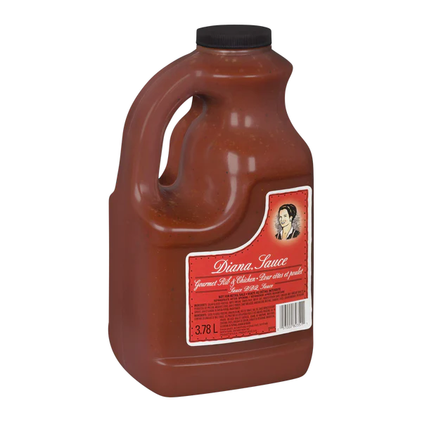Diana Gourmet Rib and Chicken BBQ Sauce - 4 x 3.78 L - Grocery and Food Items - Canadian Distribution - Ships Free Within Canada on Orders Above CAD $199
