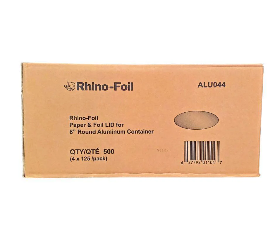 Rhino - 8" Paper Lids - Heavy Duty - Aluminium Containers - Image 6