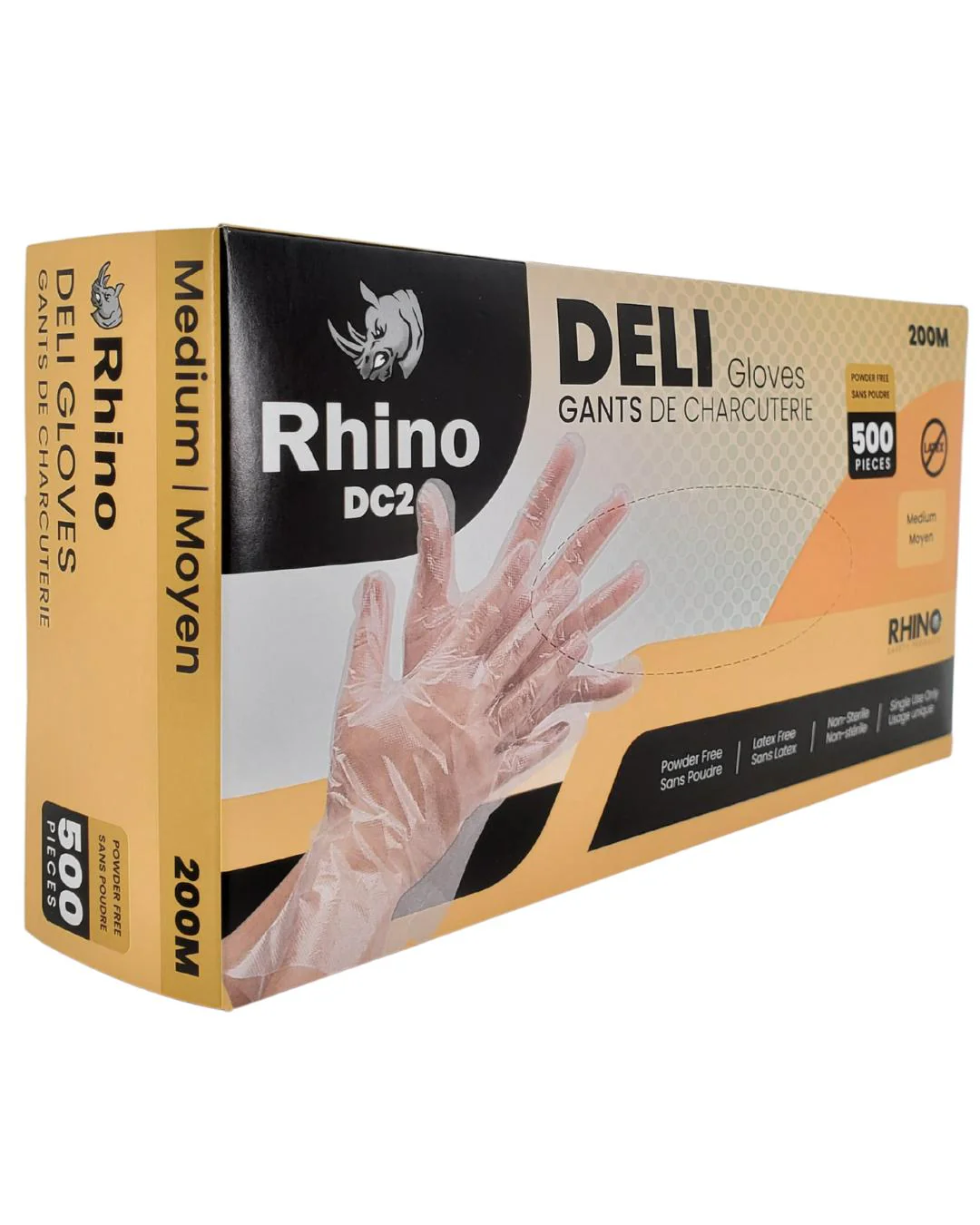Rhino - DC2 - Clear Deli Gloves - Medium - 200M - Image 7