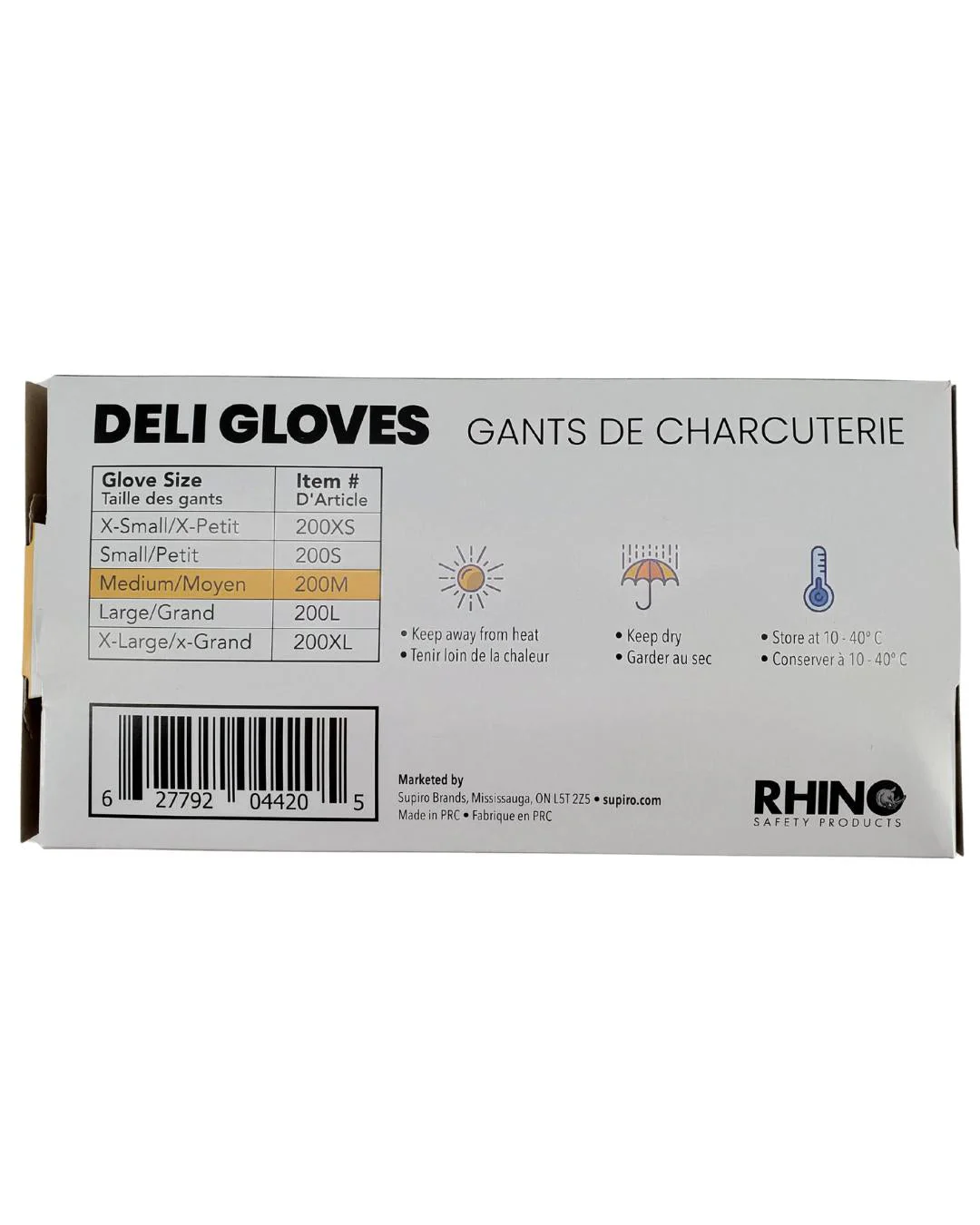 Rhino - DC2 - Clear Deli Gloves - Medium - 200M - Image 8