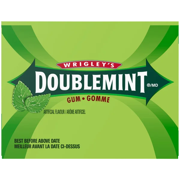 Doublemint - 40 × 15 sticks - Wrigley's - Canadian Distribution - Ships Free Within Canada on Orders Above CAD $199