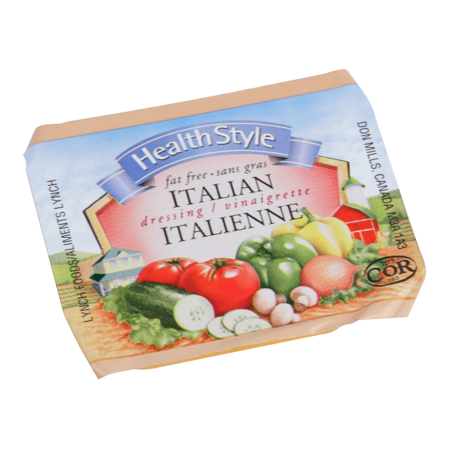 Dressing Italian Fat-free - 200 x 16 mL - Health Style - Restaurant and Foodservice Ingredients - Canadian Distribution - Ships Free Within Canada on Orders Above CAD $199