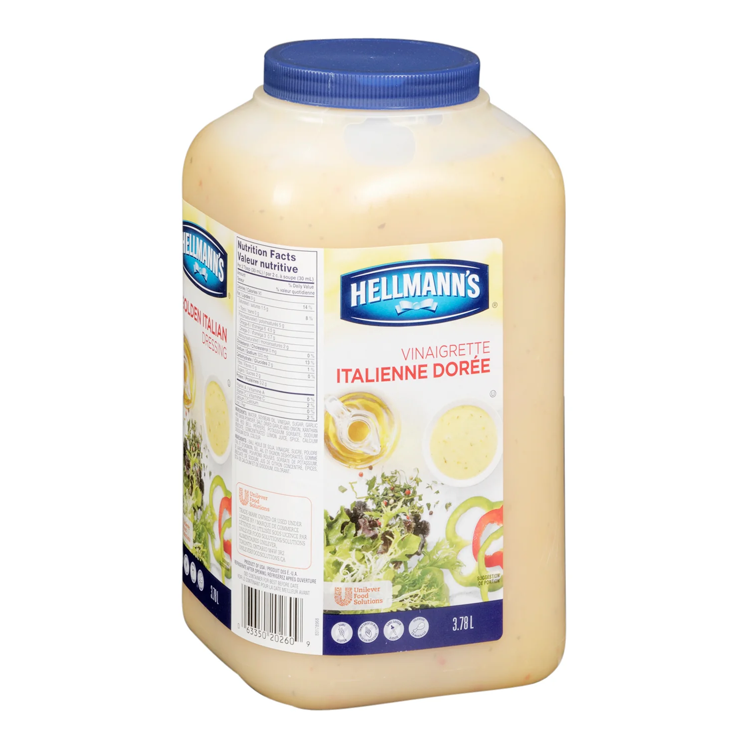 Dressing Italian Gluten-Free - 2 x 3.78 L - Hellmans - Restaurant and Foodservice Ingredients - Canadian Distribution - Ships Free Within Canada on Orders Above CAD $199 - Image 2