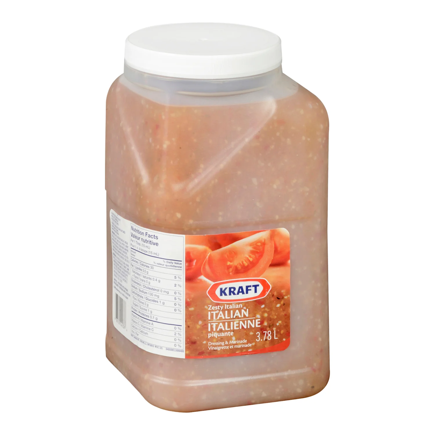 Dressing Italian Zesty - 2 x 3.78 L - Kraft - Restaurant and Foodservice Ingredients - Canadian Distribution - Ships Free Within Canada on Orders Above CAD $199