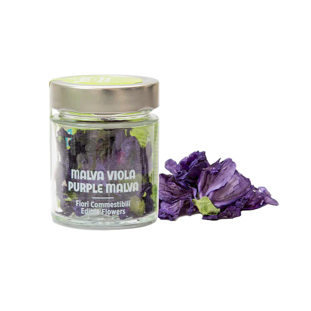 Dried Purple Mauve Edible Flowers, 1g - Canadian Distribution - Ships Free Within Canada on Orders Above CAD $199