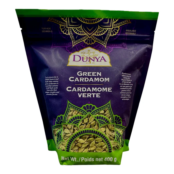 Dunya Green Cardamom - 4 x 400g - Grocery and Food Items - Canadian Distribution - Ships Free Within Canada on Orders Above CAD $199