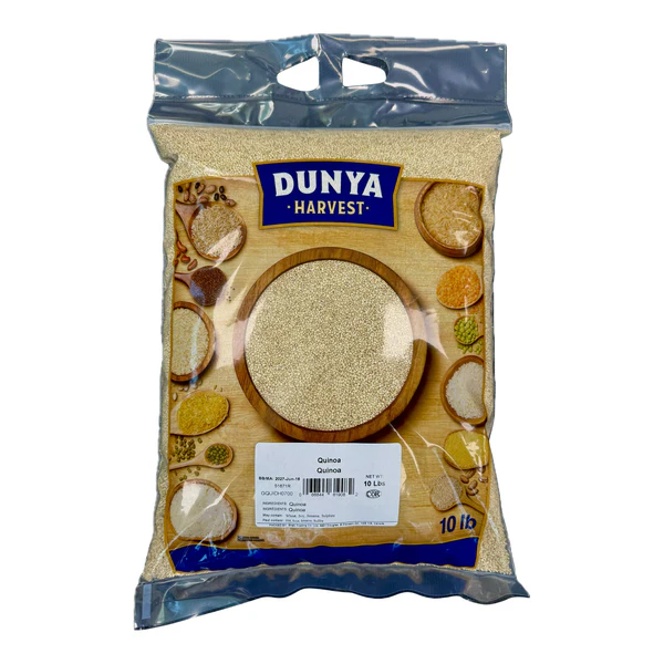 Dunya Harvest Quinoa - 4 x 4.54 kg - Grocery and Food Items - Canadian Distribution - Ships Free Within Canada on Orders Above CAD $199