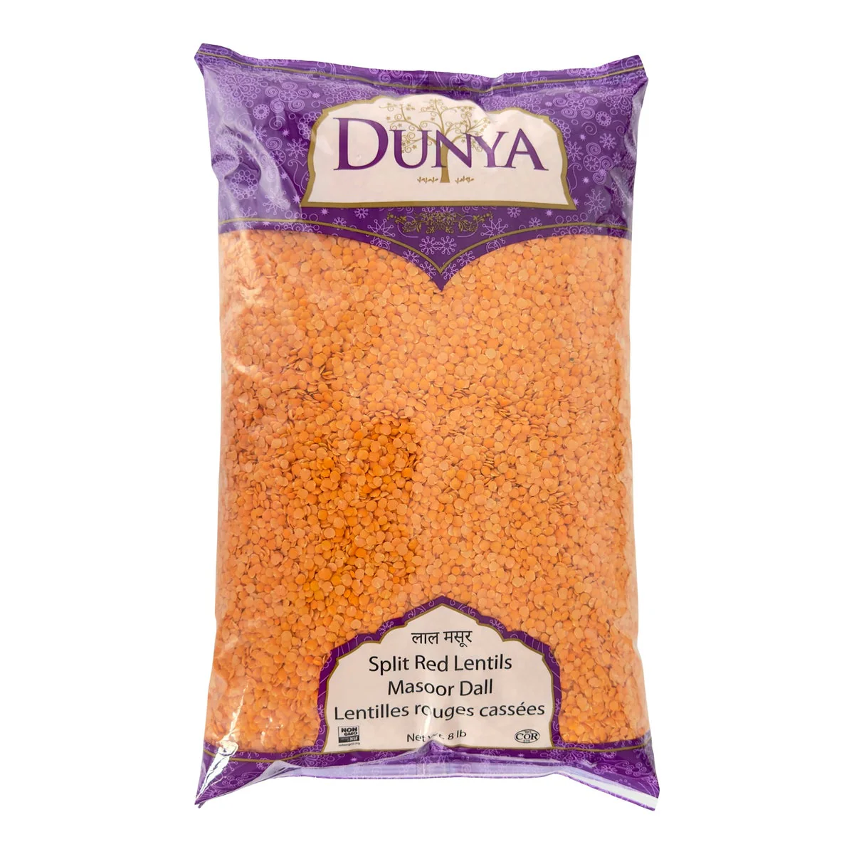 Dunya Red Lentils - 4 x 3.63 kg - Grocery and Food Items - Canadian Distribution - Ships Free Within Canada on Orders Above CAD $199