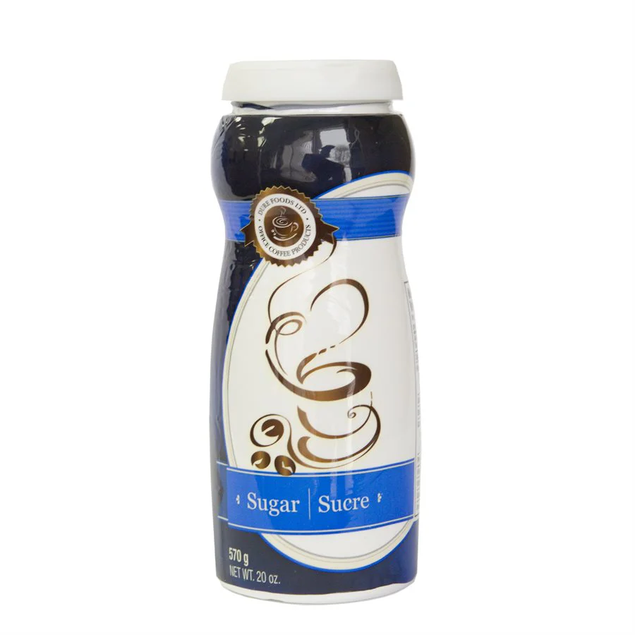 Dure Foods - White Sugar - 20oz. (570 grams) Cylinder - 24 CT Case - Ships Free Within Canada on Orders Above CAD $199 - Ships Free Within Canada on Orders Above CAD $199 - Image 2