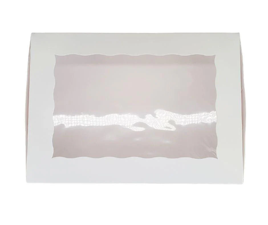 EB - 14 x 10 x 4 - 12 Cupcake Box with Window - White - 5284A - Image 6