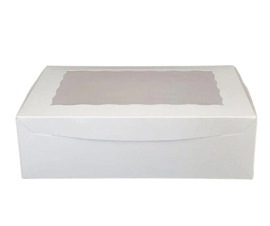 EB - 14 x 10 x 4 - 12 Cupcake Box with Window - White - 5284A - Image 7