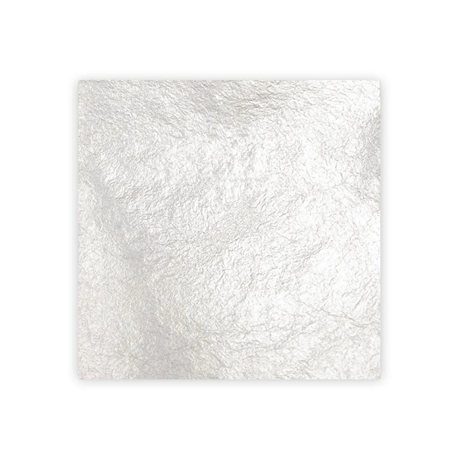 Edible Silver Leaf – Genuine 23K Sheets (86mm Square, Pack of 5) - Canadian Distribution - Ships Free Within Canada on Orders Above CAD $199