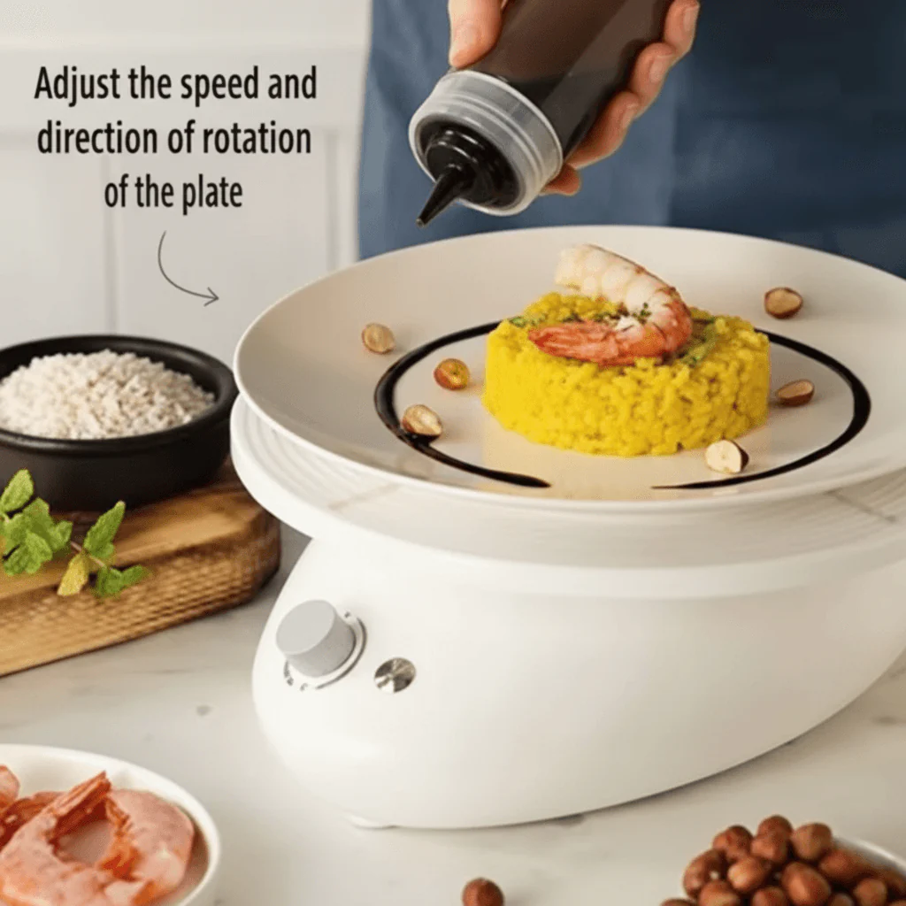 Electric Turntable with Silicone Plate, 28 cm - Canadian Distribution - Ships Free Within Canada on Orders Above CAD $199 - Image 5
