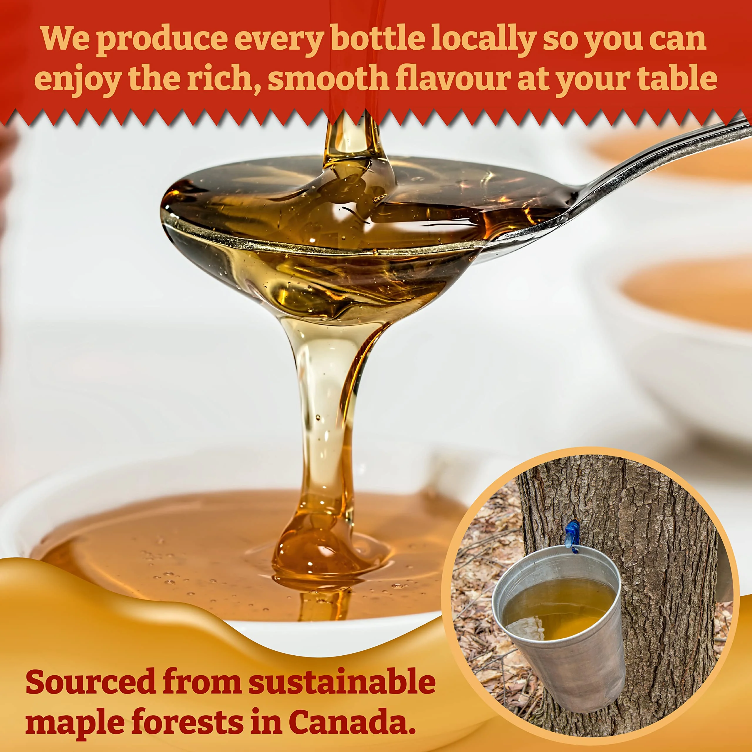 Elmira Maple Syrup – Pure Maple Syrup – Grade A Amber – Ontario Harvest - Canadian Distribution - Ships Free Within Canada on Orders Above CAD $199 - Image 2