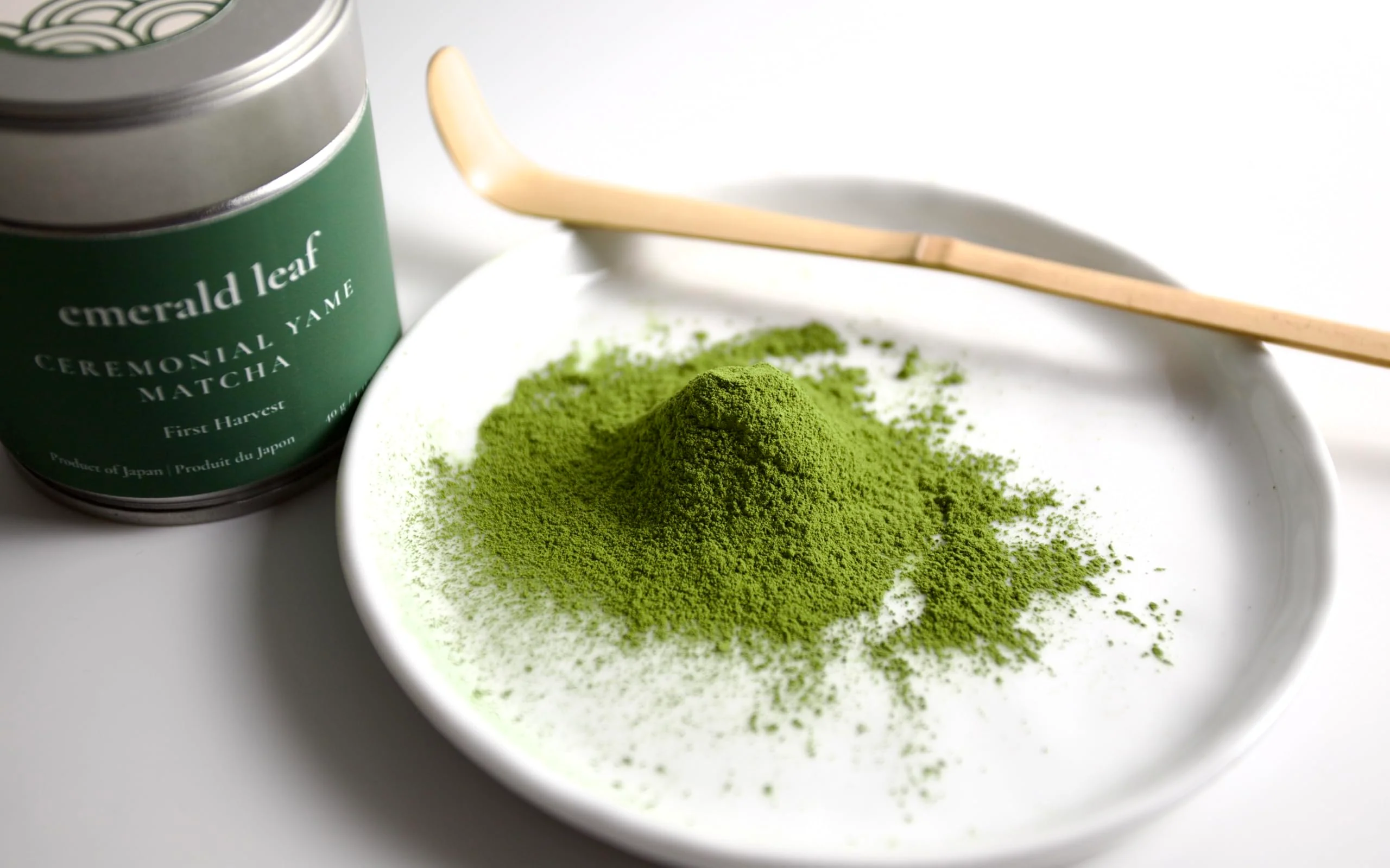 Emerald Leaf – Ceremonial Matcha – First Harvest – 40g – Unsweetened no additives - Canadian Distribution - Ships Free Within Canada on Orders Above CAD $199 - Image 2