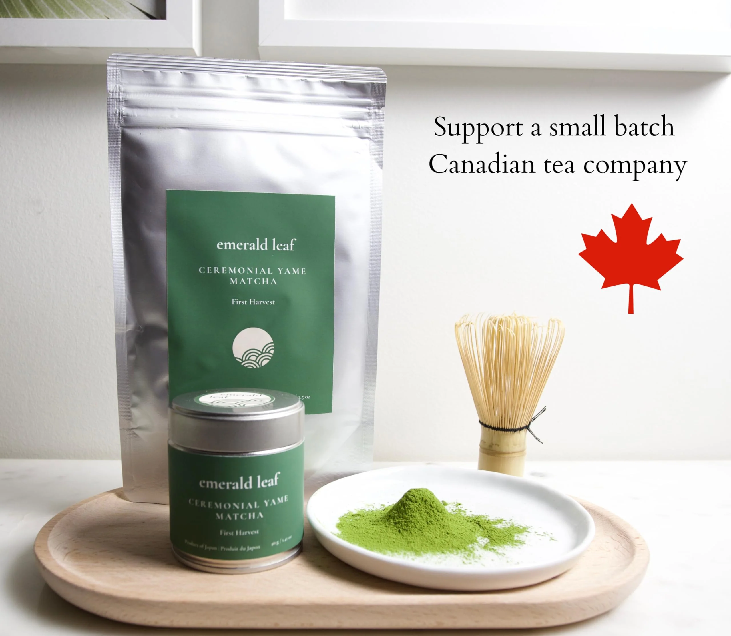 Emerald Leaf – Ceremonial Matcha – First Harvest – 40g – Unsweetened no additives - Canadian Distribution - Ships Free Within Canada on Orders Above CAD $199 - Image 3