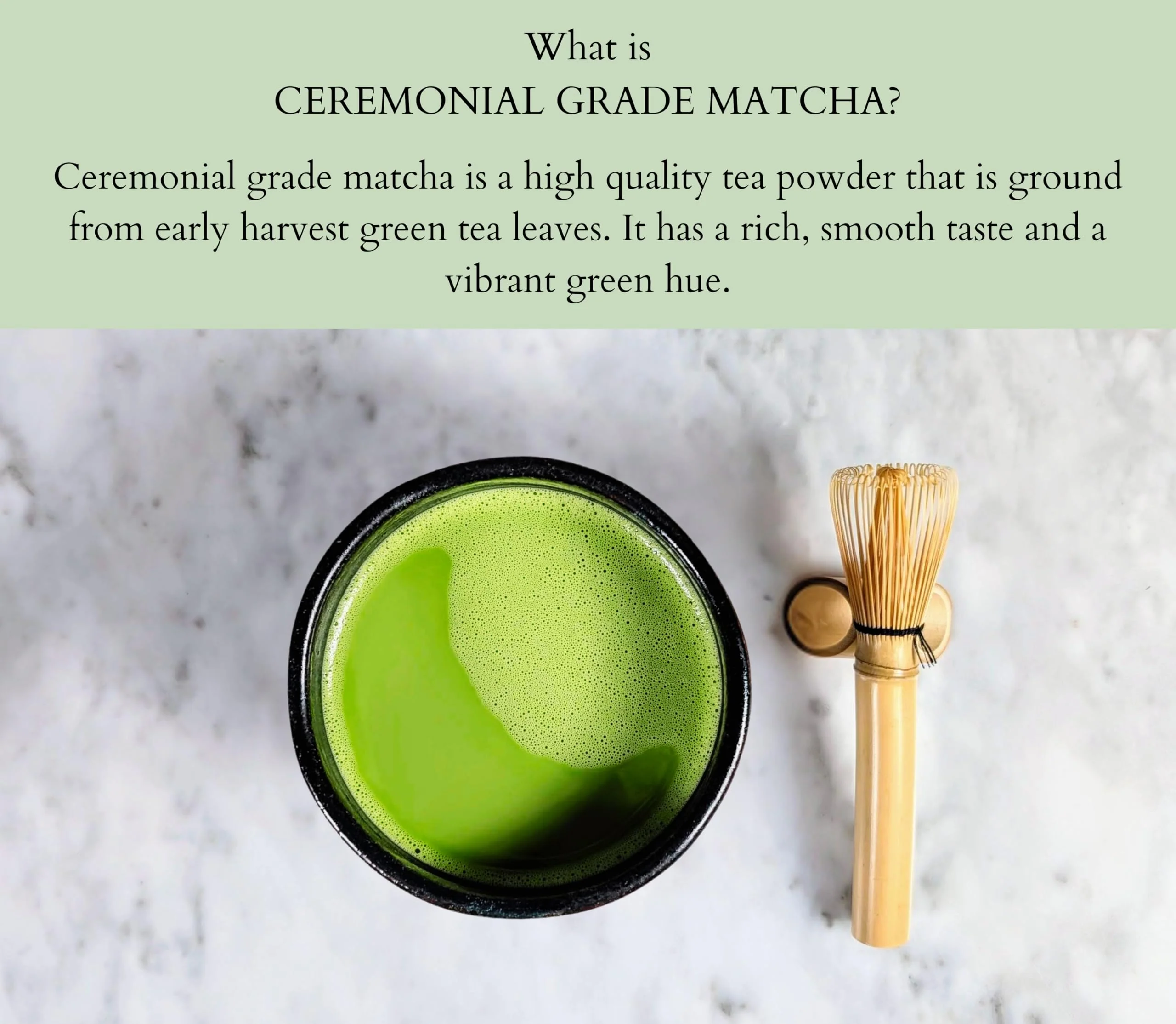 Emerald Leaf – Ceremonial Matcha – First Harvest – 40g – Unsweetened no additives - Canadian Distribution - Ships Free Within Canada on Orders Above CAD $199 - Image 4