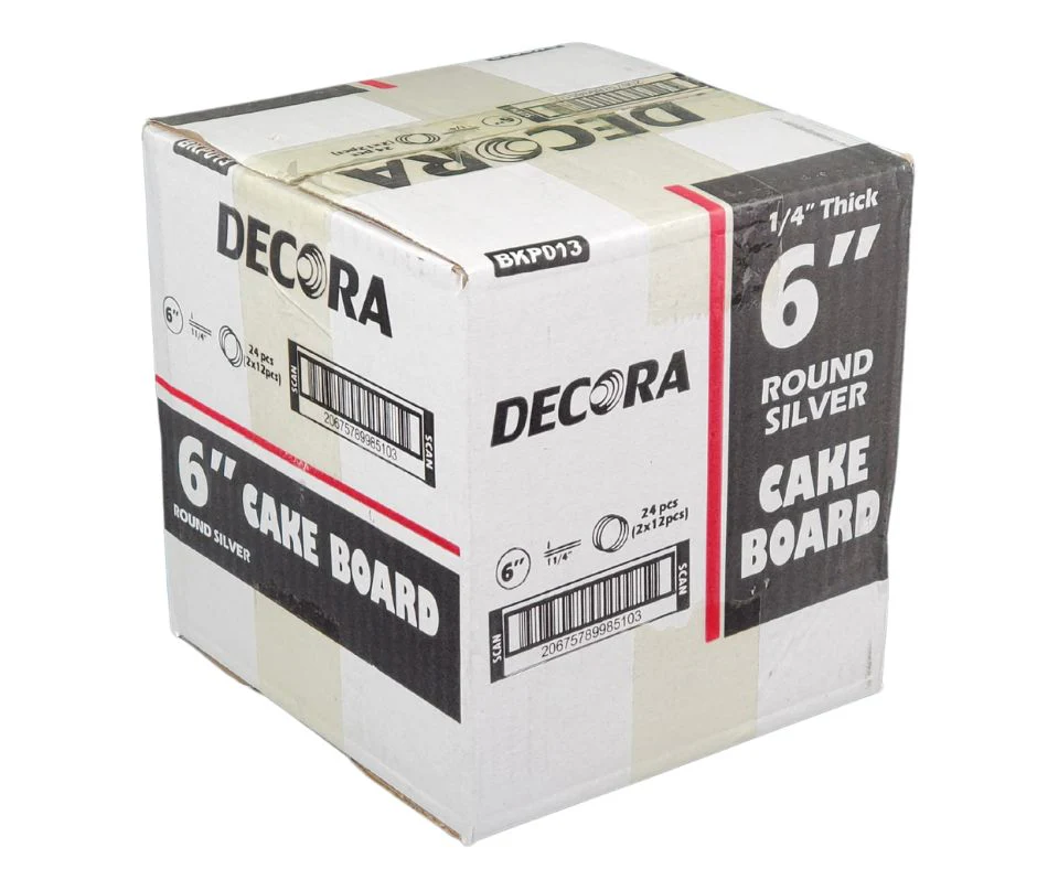 Decora - Cake Board - Round - Silver - 6x1/4 - Image 9