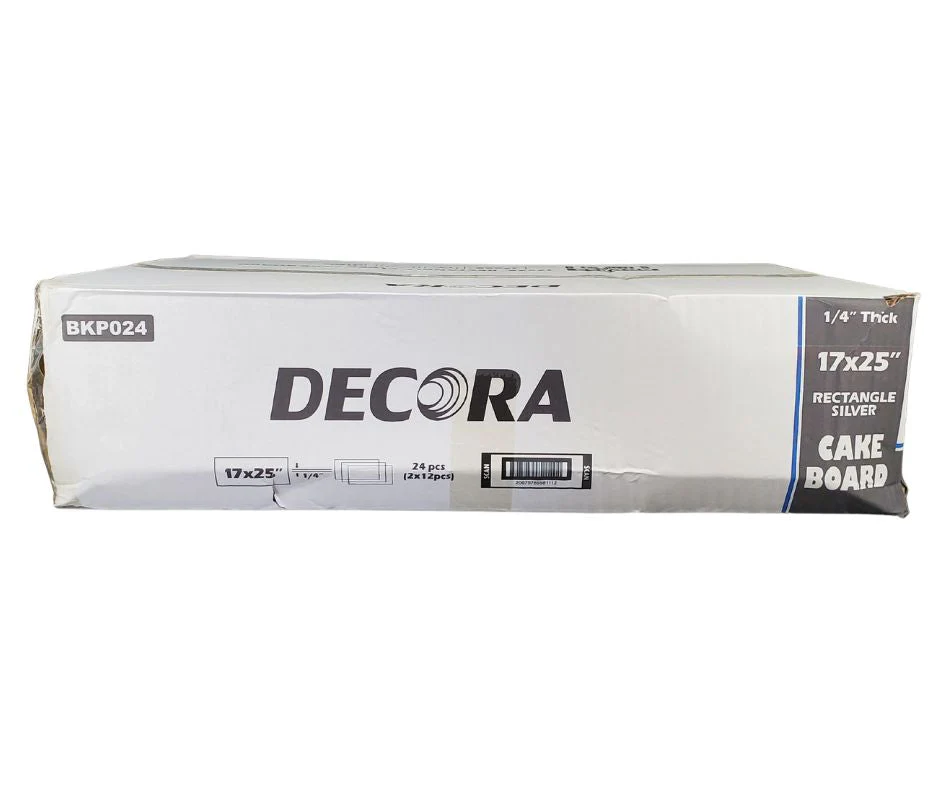 Decora - Cake Board - Silver - Full Slab - 17x25x1/4 - Image 8
