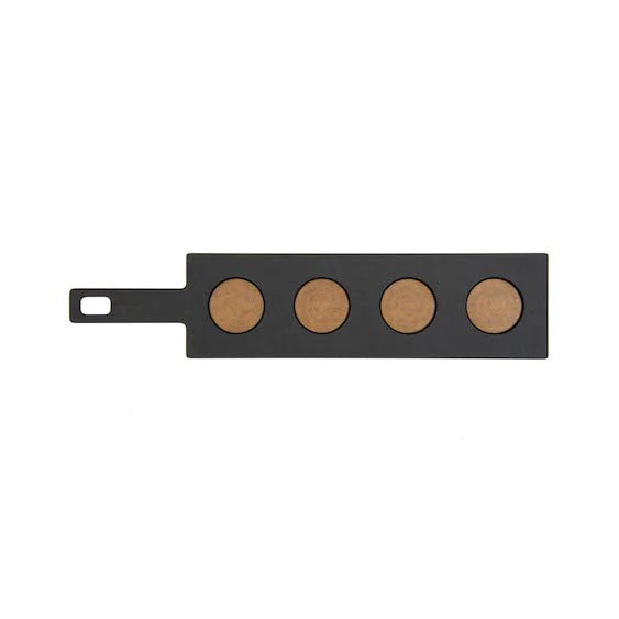 EPICUREAN Flight Server with 4 Glasses, 17.25" x 4" (44 x 10 cm) (Clearance) - Canadian Distribution - Ships Free Within Canada on Orders Above CAD $199