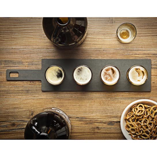 EPICUREAN Flight Server with 4 Glasses, 17.25" x 4" (44 x 10 cm) (Clearance) - Canadian Distribution - Ships Free Within Canada on Orders Above CAD $199 - Image 3