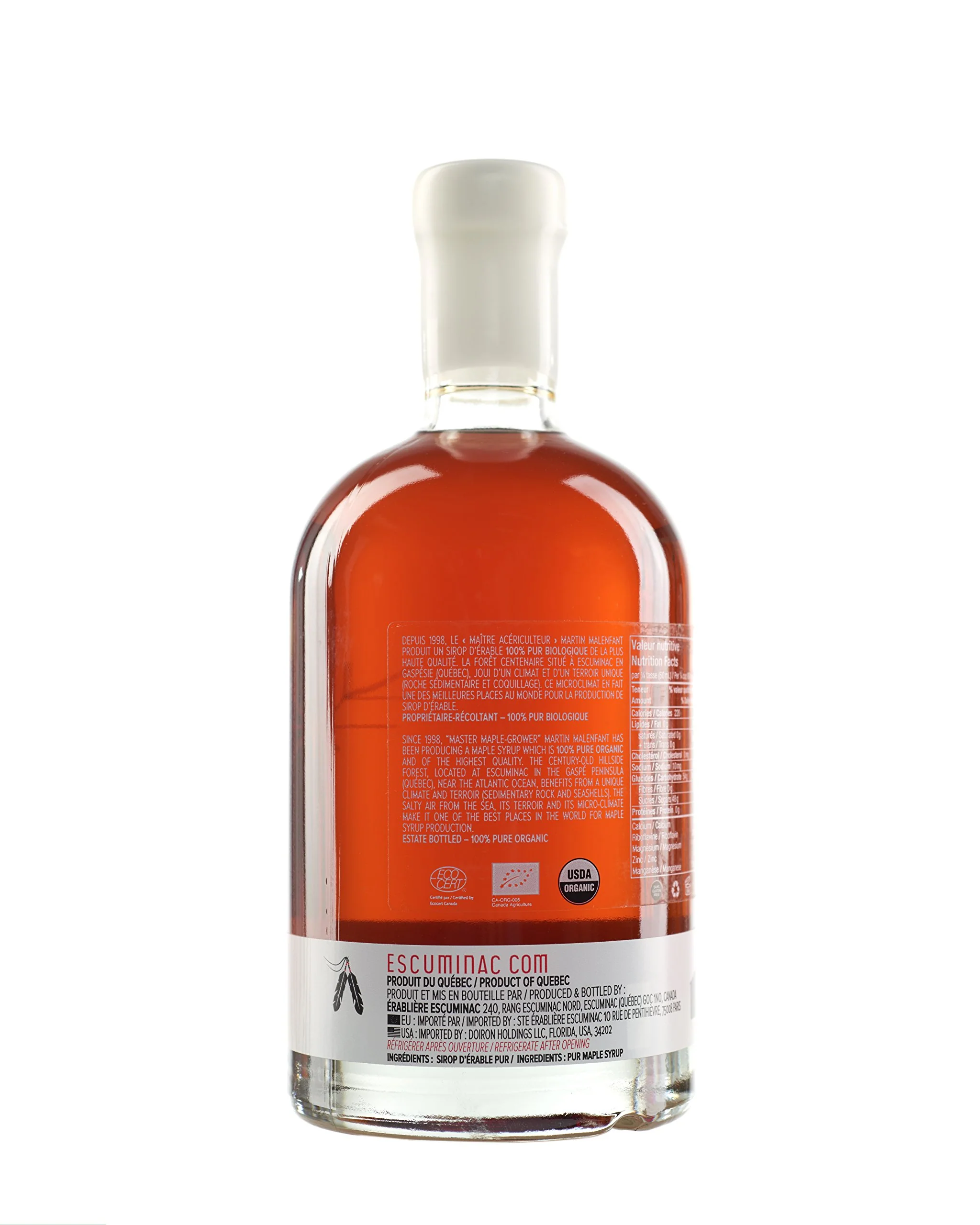 Escuminac – Maple Syrup – Extra Rare – 500 ml - Canadian Distribution - Ships Free Within Canada on Orders Above CAD $199 - Image 4
