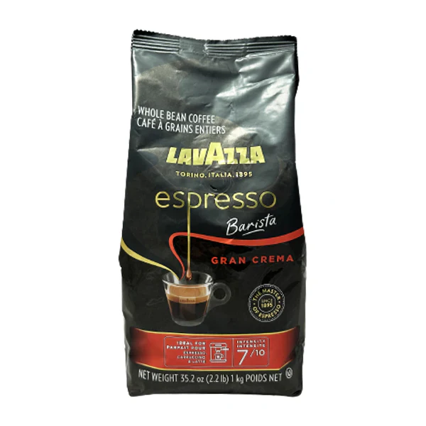 Espresso Barista Roasted Coffee Beans - 6 x 1KG - Lavazza Coffee Canada - Ships Free Within Canada on Orders Above CAD $199