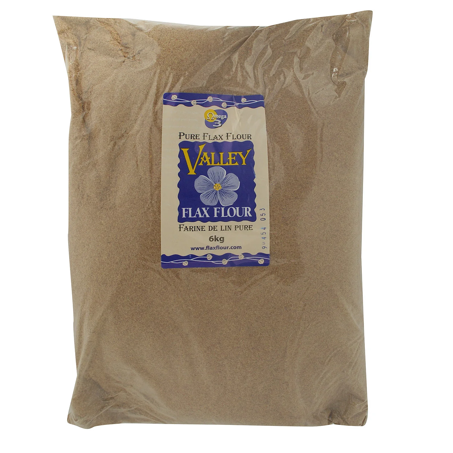 Flour Grain Flax - 1 x 6 kg - Valley Flaxflou - Restaurant and Foodservice Ingredients - Canadian Distribution - Ships Free Within Canada on Orders Above CAD $199