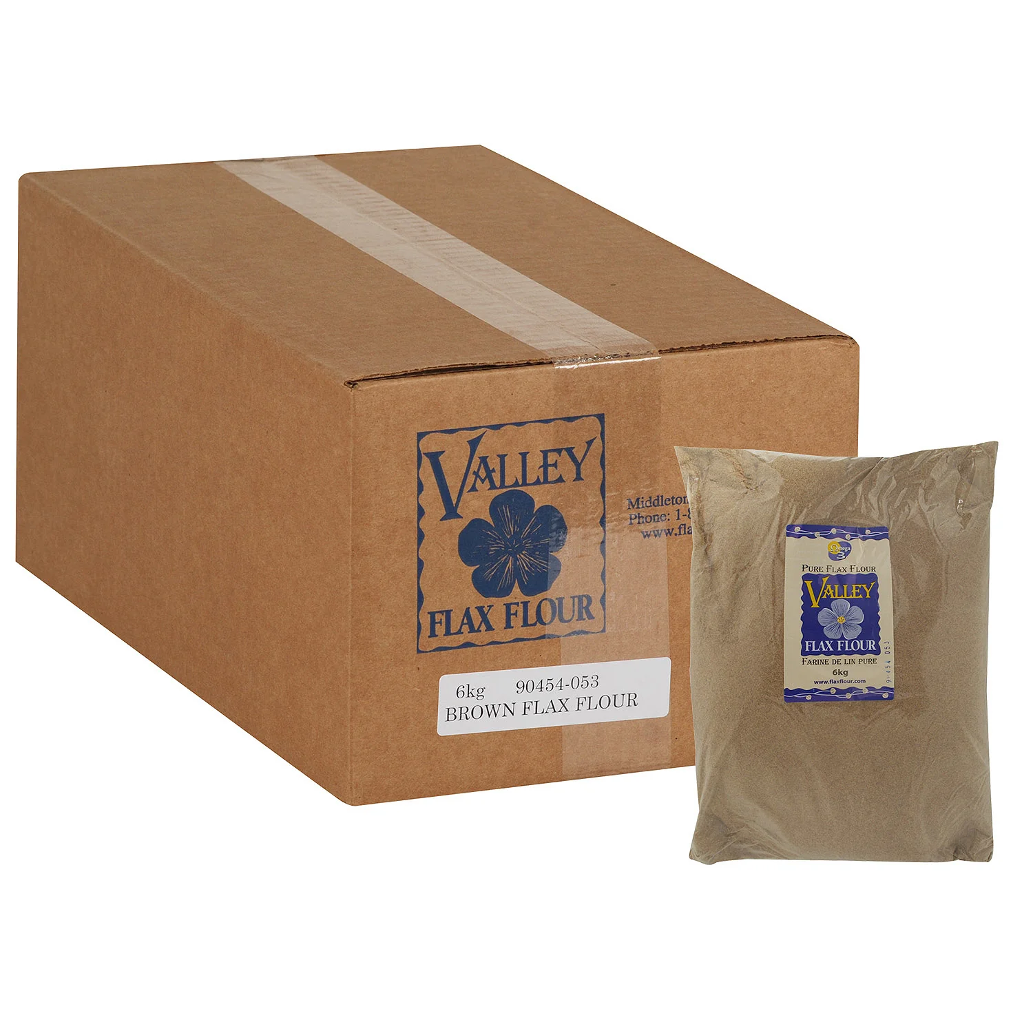 Flour Grain Flax - 1 x 6 kg - Valley Flaxflou - Restaurant and Foodservice Ingredients - Canadian Distribution - Ships Free Within Canada on Orders Above CAD $199 - Image 3