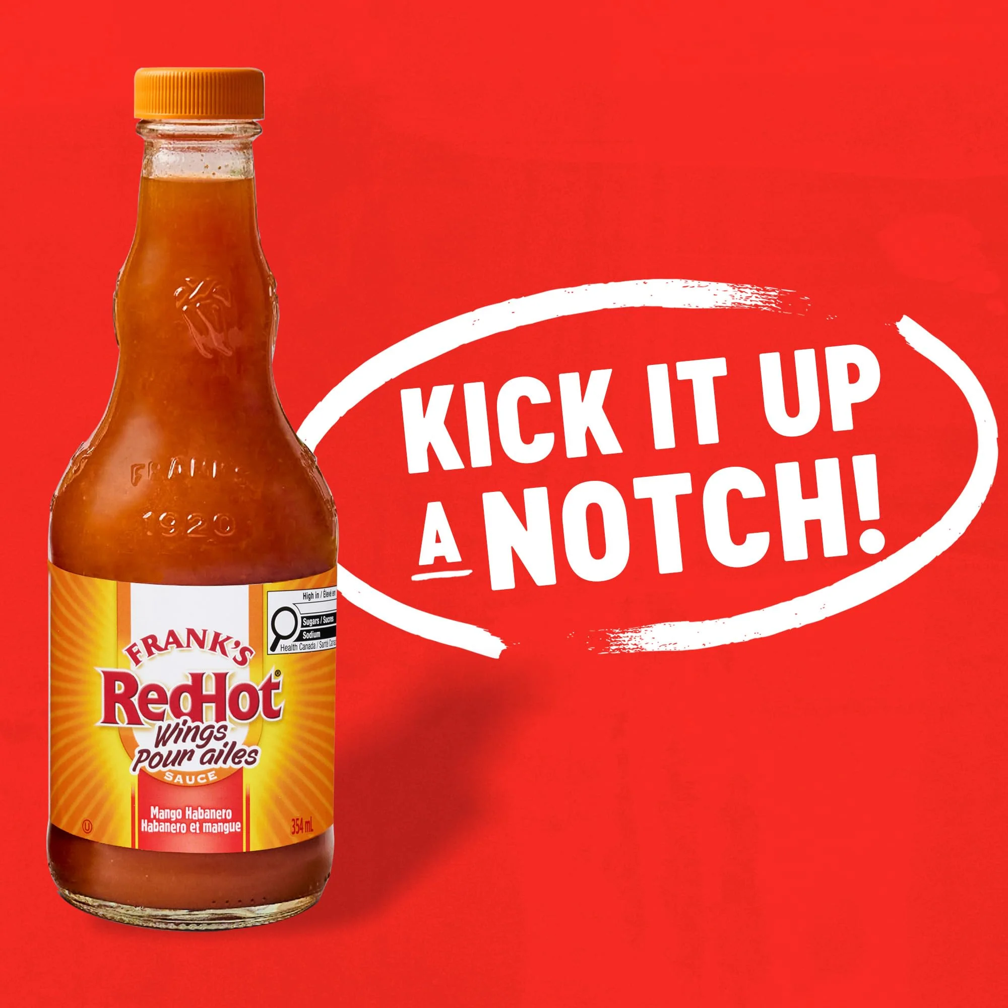 Frank's RedHot Mango Habanero Wings Sauce – 2 x 354mL Bottle - Canadian Distribution - Ships Free Within Canada on Orders Above CAD $199 - Image 2